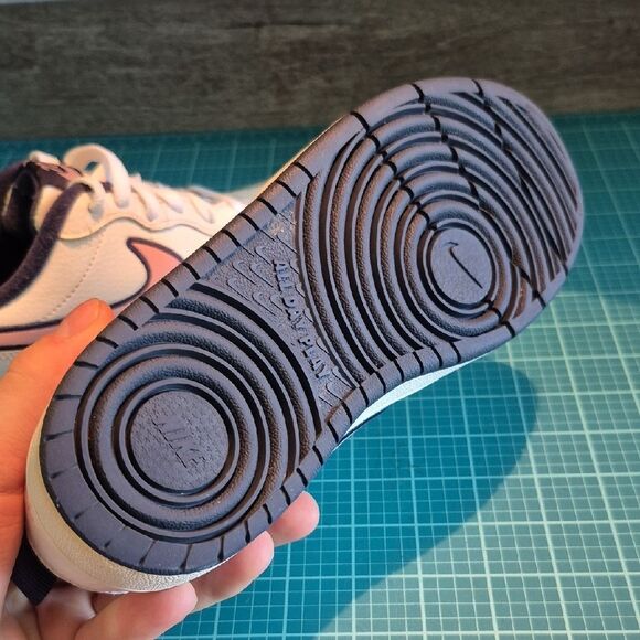 Nike White and Pink Sneakers Classic Air Force 1 Design - Picture 5 of 10